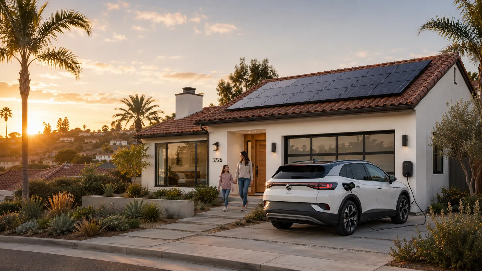 Solar installation in Hercules, California