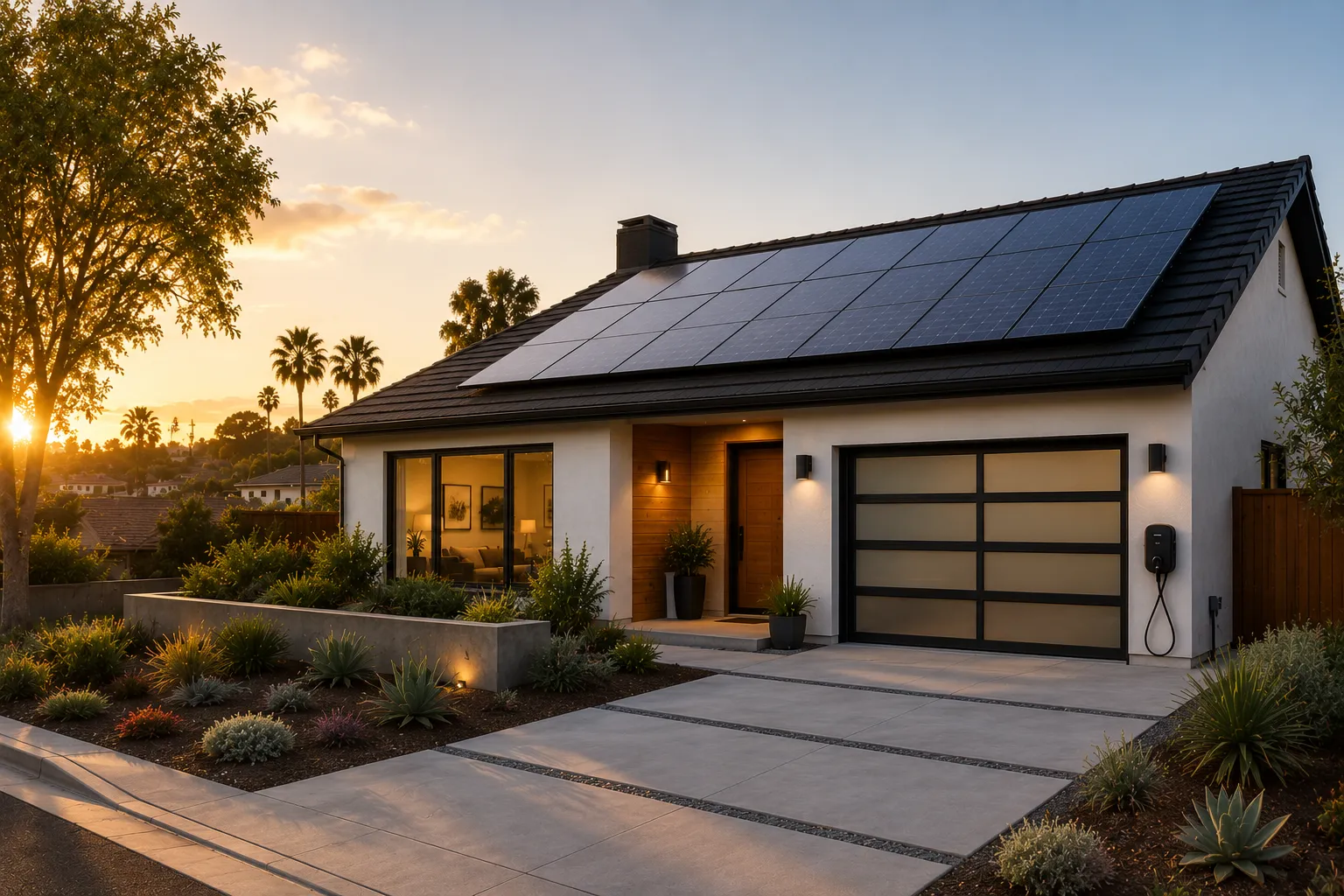 Solar work in Pittsburg, California