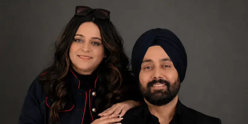 Navjot Singh and Gurnimrate Kaur, founders of Singh Solar Couple